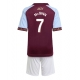 Aston Villa John McGinn #7 Replike Domaci Dres za djecu 2025-26 Kratak Rukav (+ Kratke hlače)